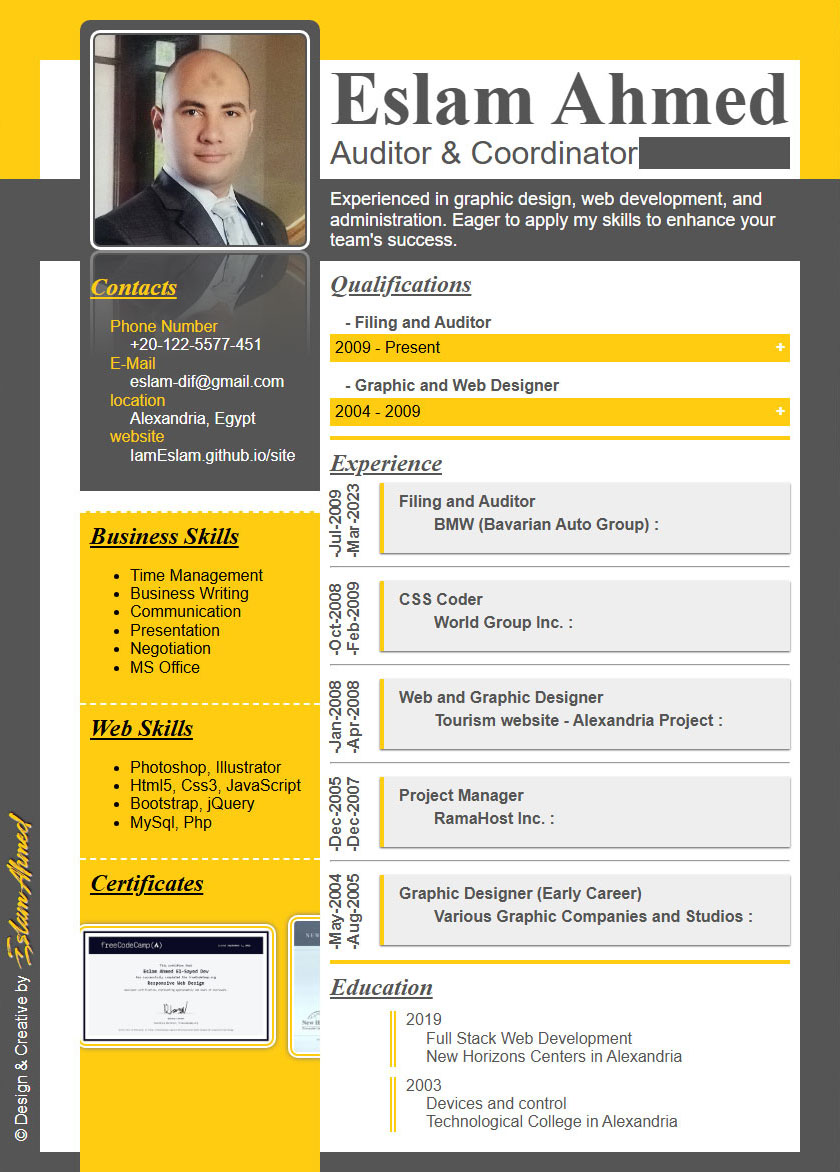 Personal Resume